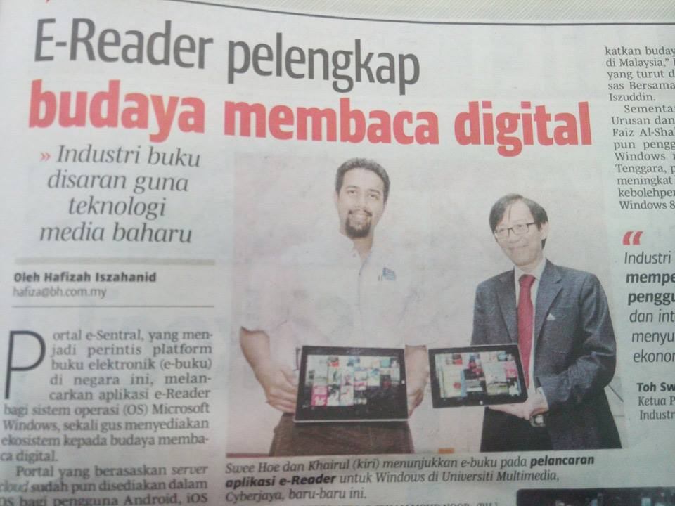 Newspaper Cutting E-Sentral.com