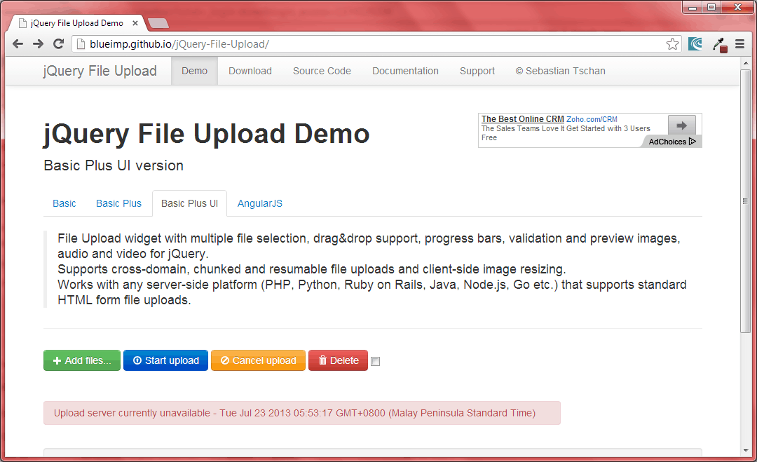 JQuery File Upload dan Codeigniter