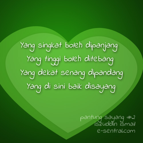 pantun sayang 2